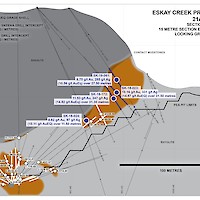 Eskay Creek Project - 21A Zone Section 10130N