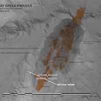 Eskay Creek Project - Drill Hole Location Map
