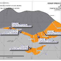 Eskay Creek Project- 21A Zone Section 10010N