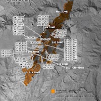 Eskay Creek DrillHole Location Map