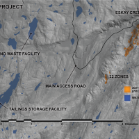 Eskay Creek 2021 Site Location Map