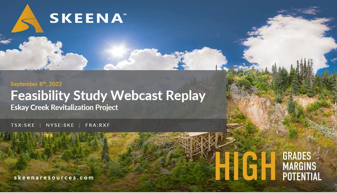 September 8th Feasibility Study Webcast Replay
